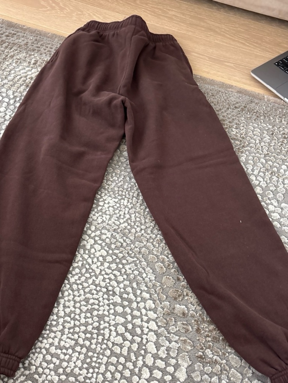 Kids Brown Elastic Waist Jogger Pants and hoodie